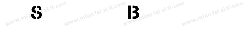 上首Sounso Beauty英文字体字体转换